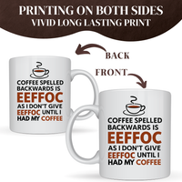 I DONT GIVE EEFFOC MUG