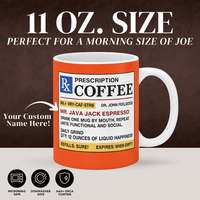 PRESCRIPTION COFFEE MUG (PERSONALISED)