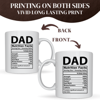 DAD NUTRITION FACTS MUG