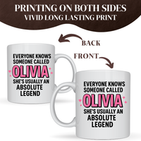 ABSOLUTE LEGEND MUG (PERSONALISED)