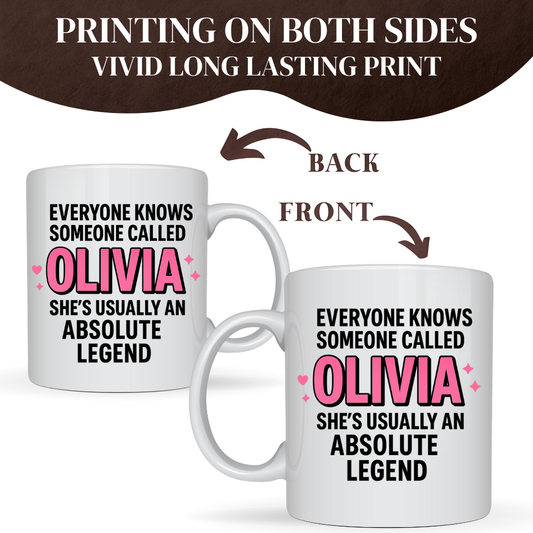 ABSOLUTE LEGEND MUG (PERSONALISED)