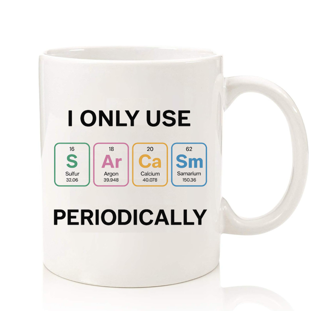 SARCASM PERIODICALLY MUG